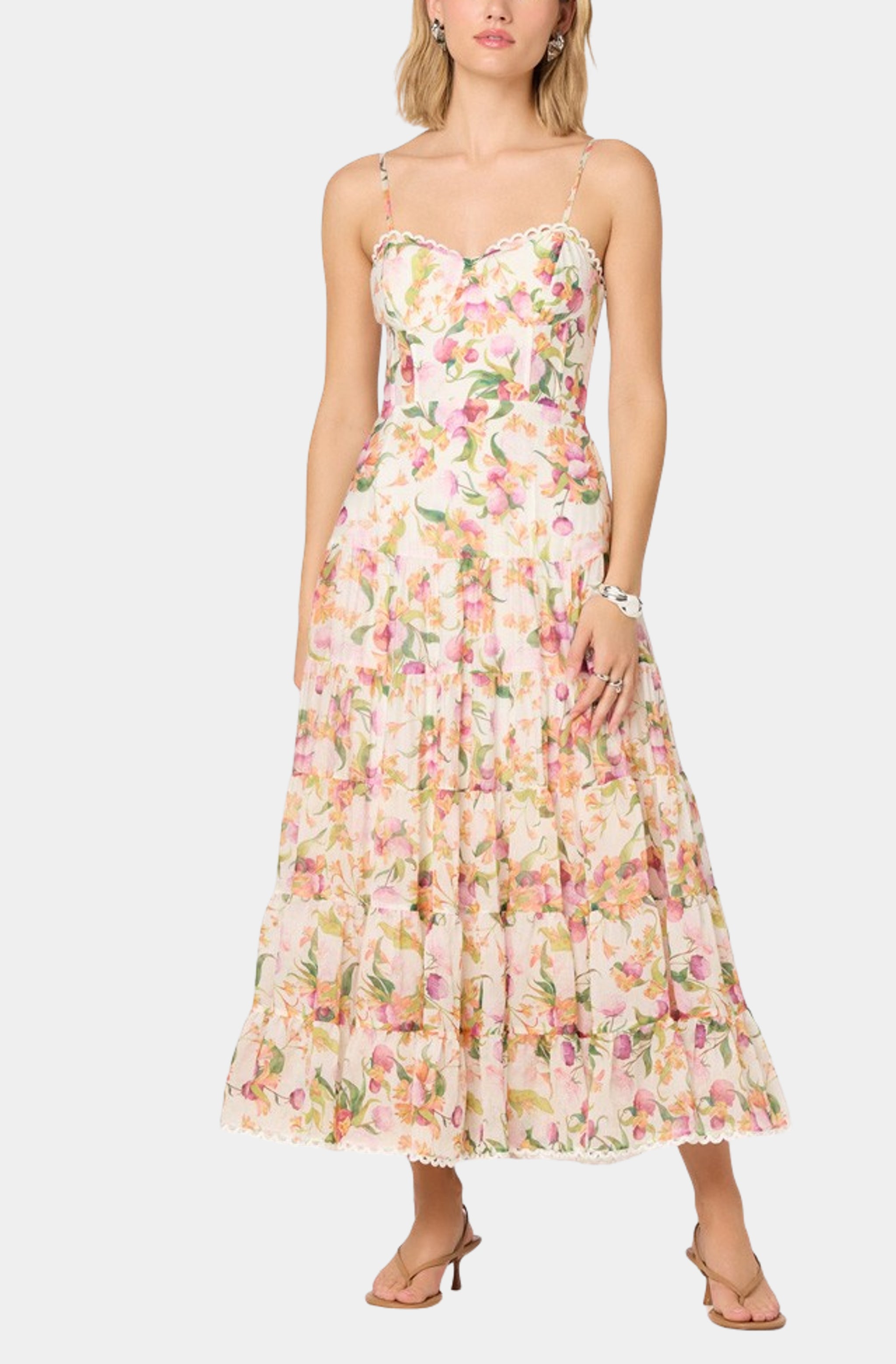 eleven pink dress ASTR the Label Lianna Dress Pink Multi Floral / Large