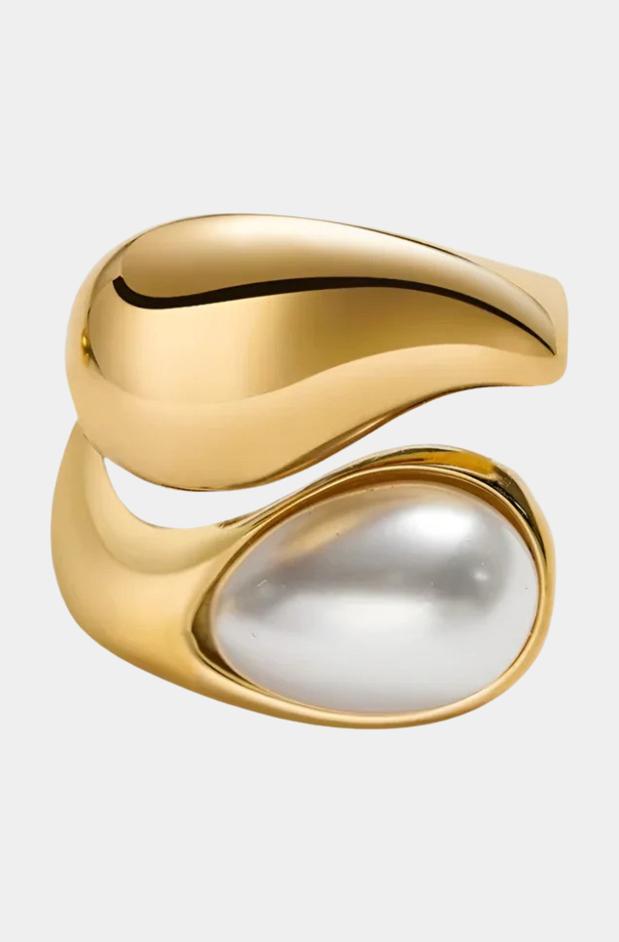 Cami Pearl Stacked Ring