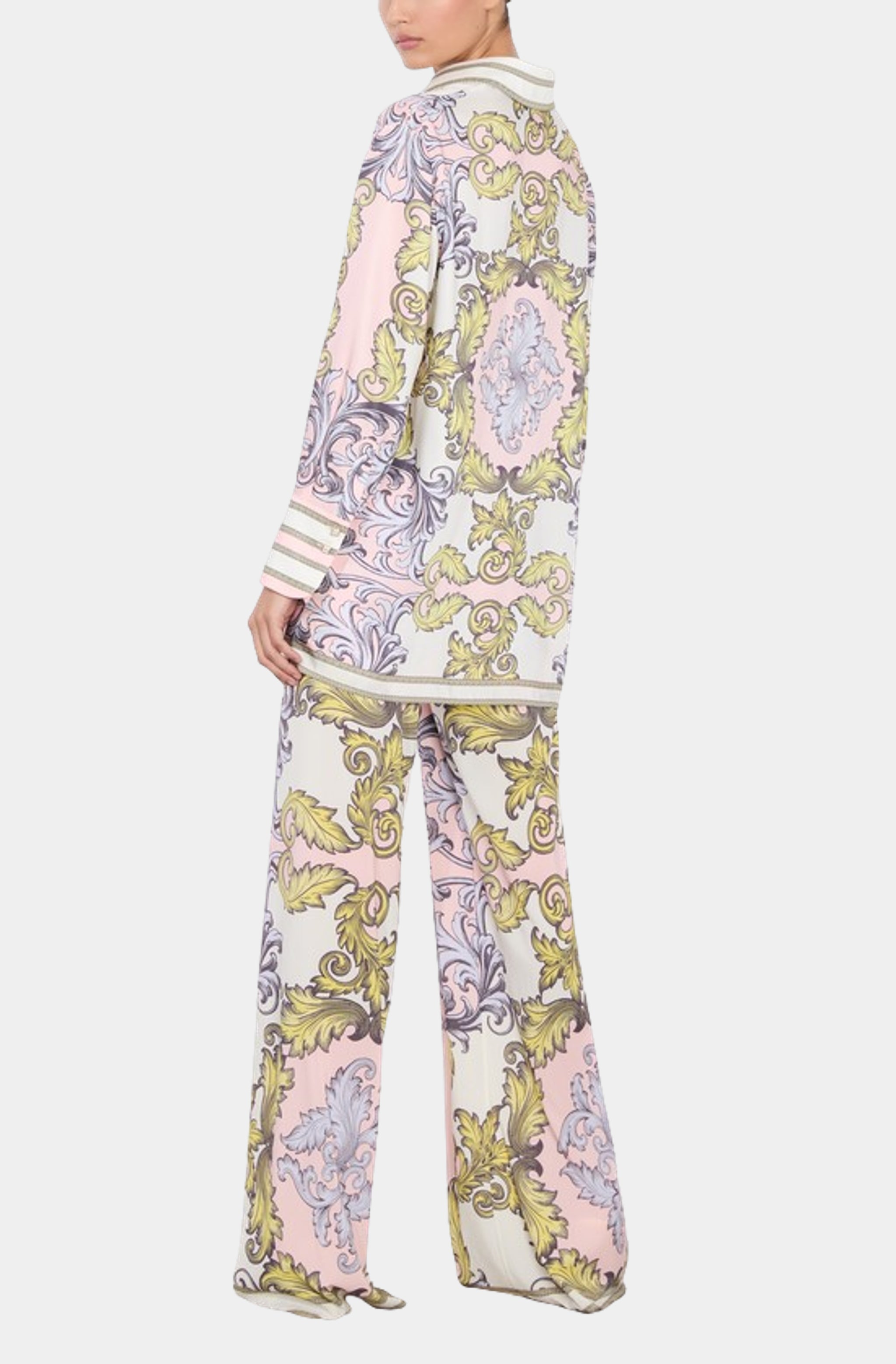 Lane Slit Cuff Oversized Button Down