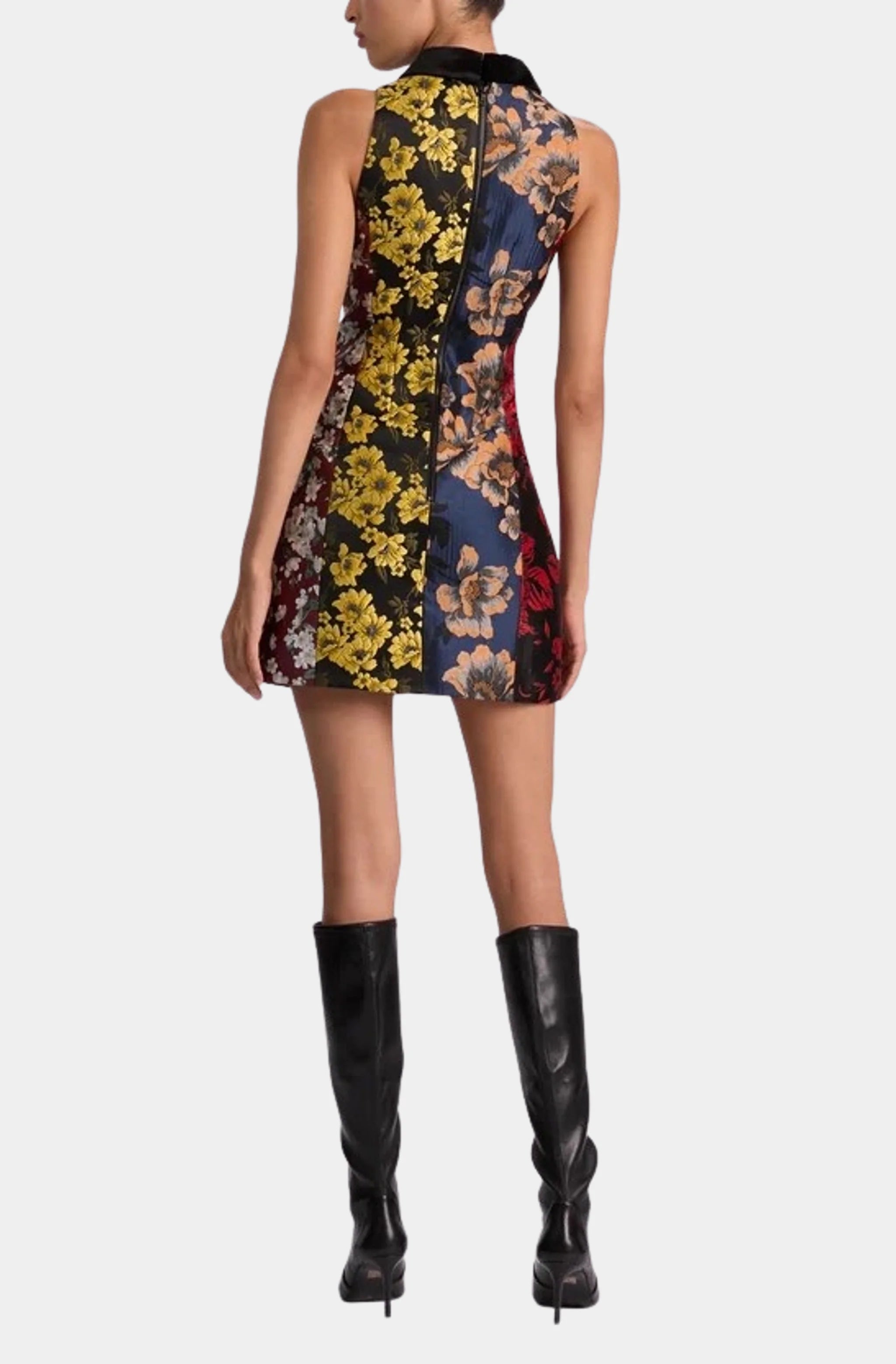 Velia Sleeveless Collared Mini Dress