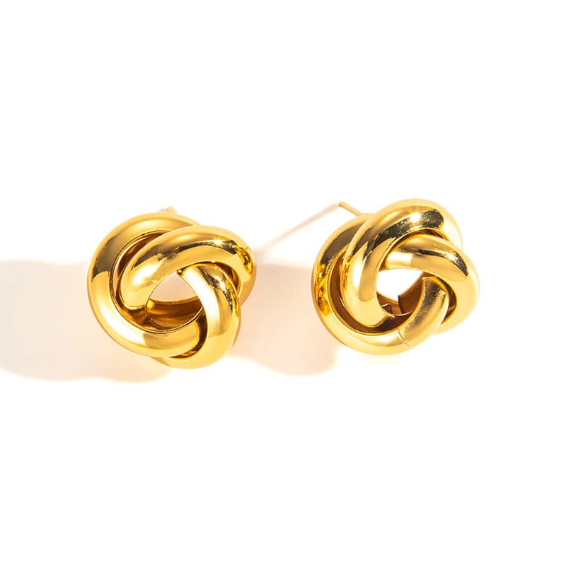 Arden Knotted Stud Earrings