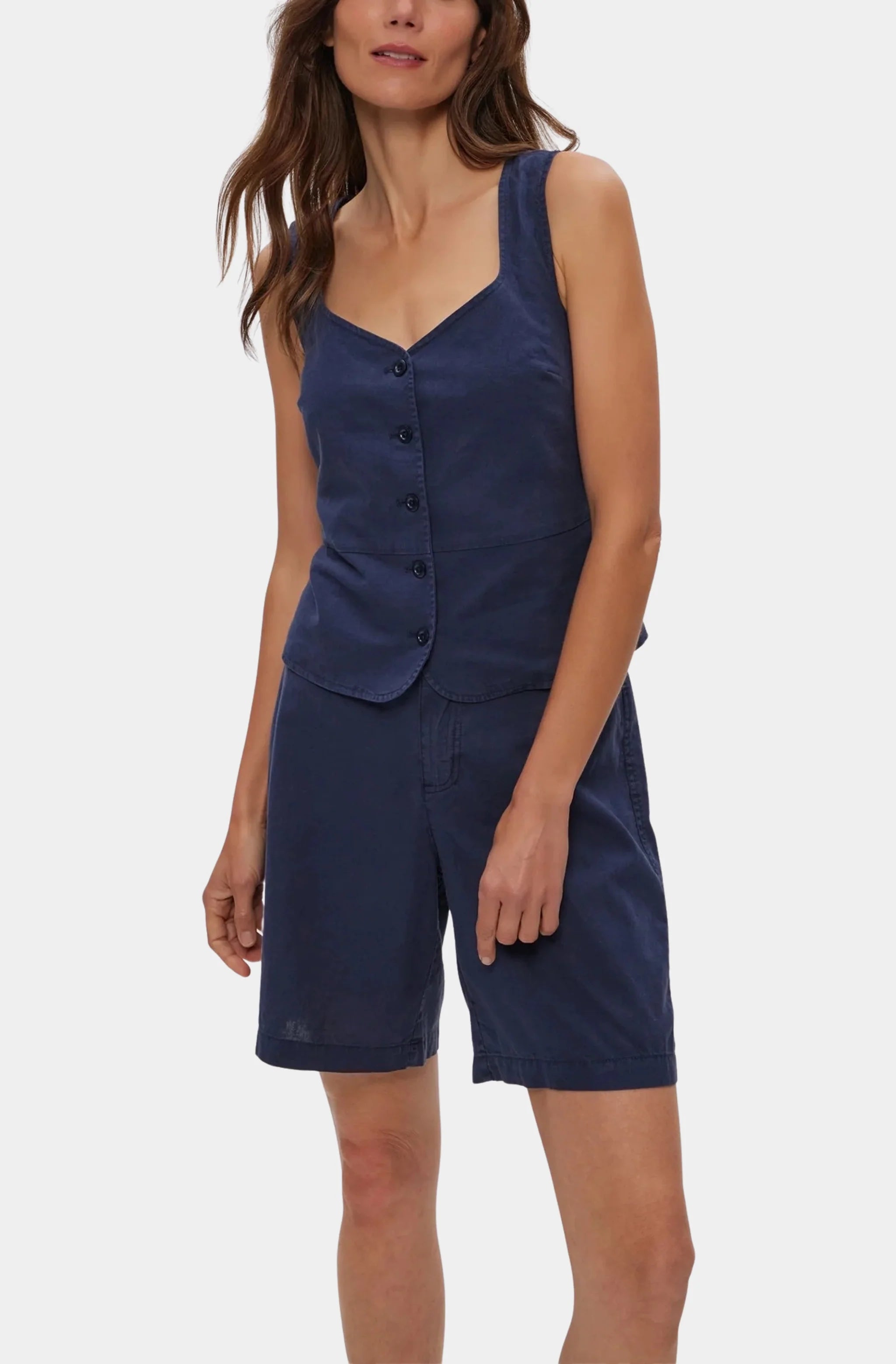 Honey Button Up Vest