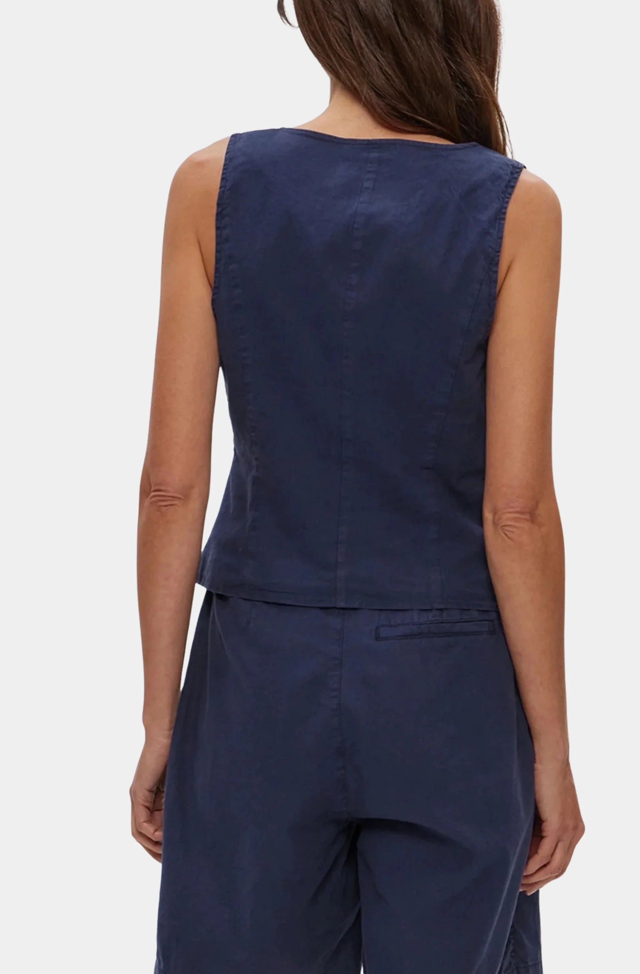 Honey Button Up Vest