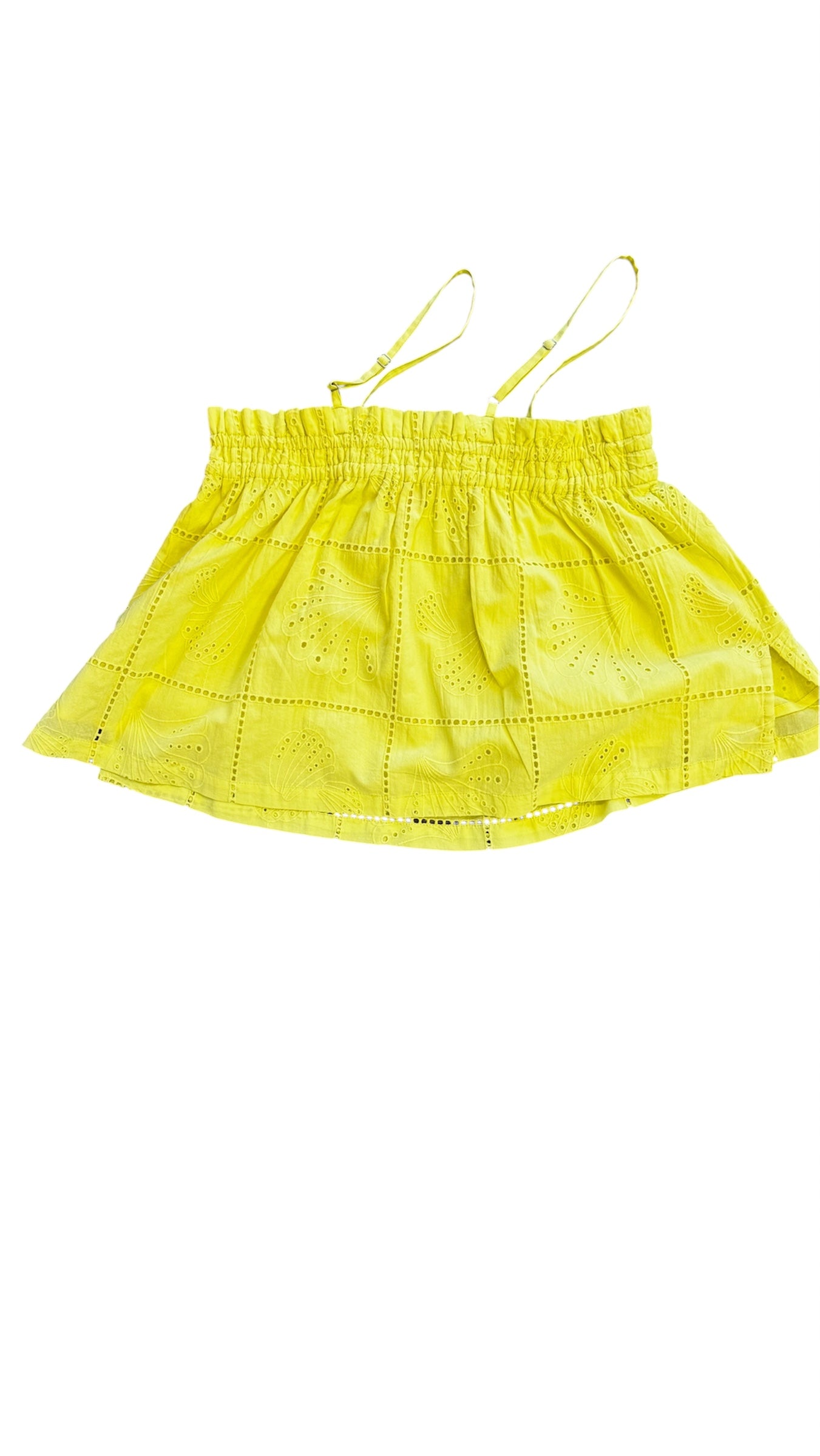 Lemonade Shell Eyelet Daphne Top