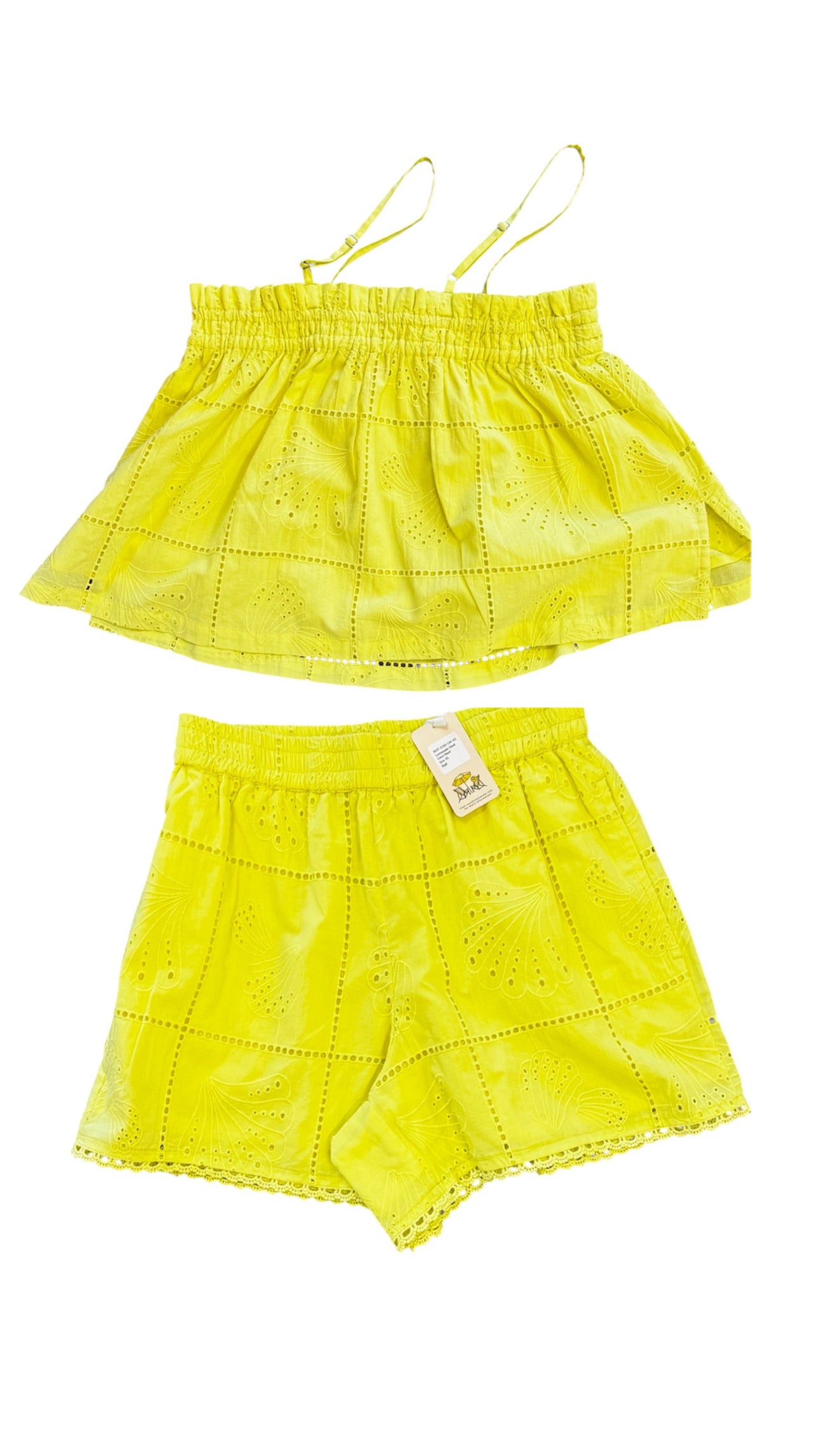 Lemonade Shell Eyelet Coco Shorts