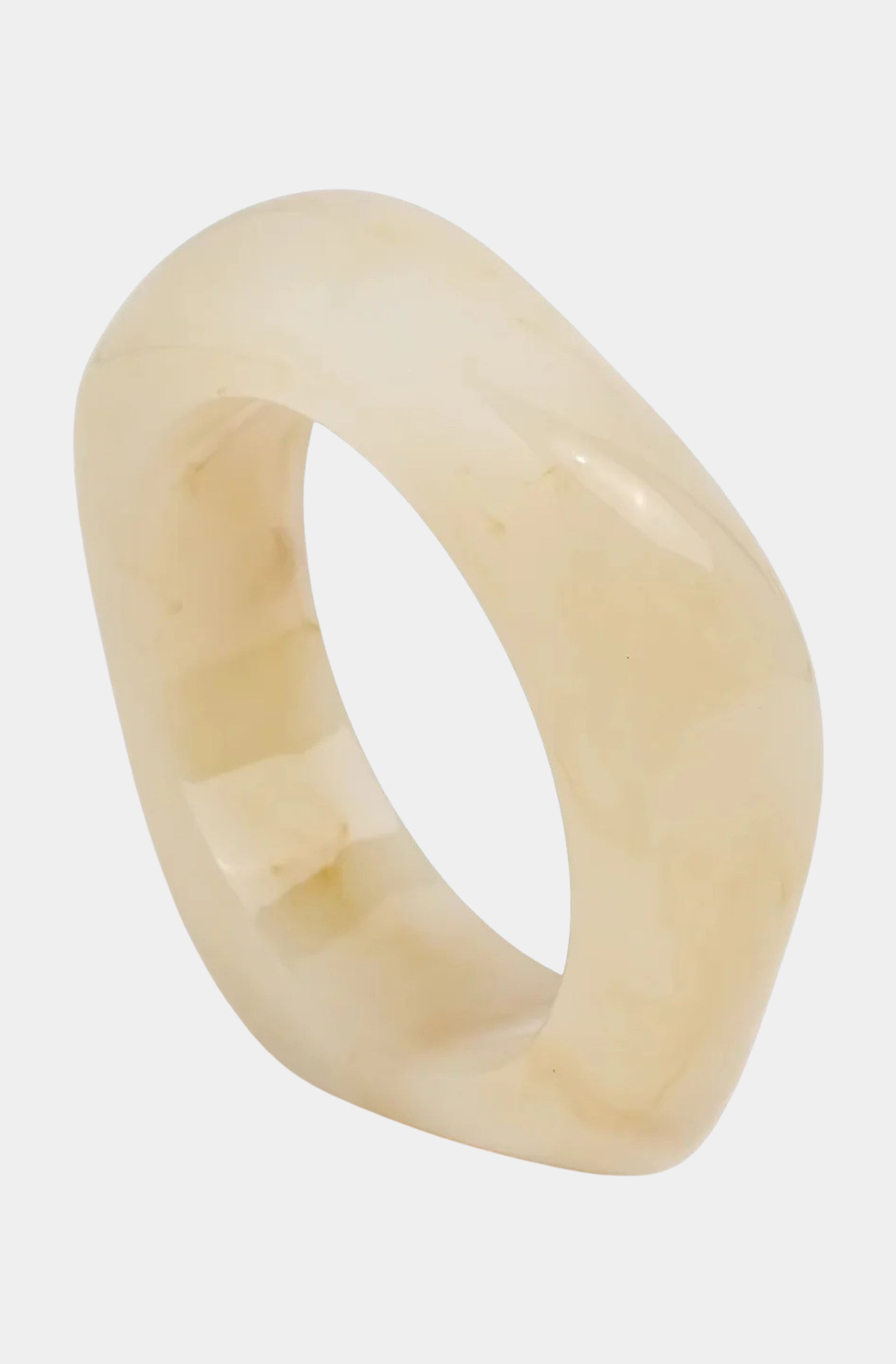 Beige Acrylic Bangle