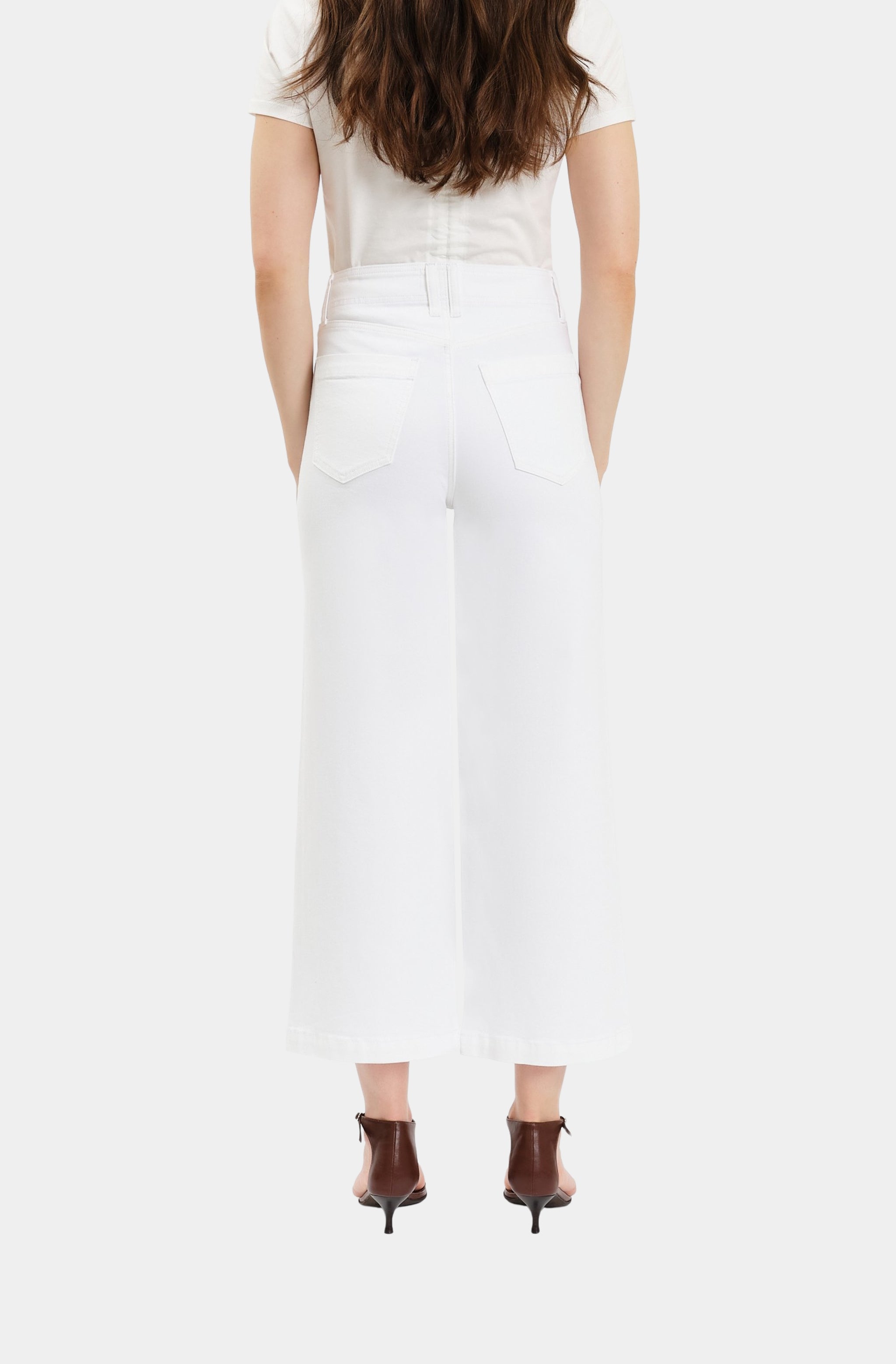 Valley Girl High Rise Patch Pocket Ankle Jean