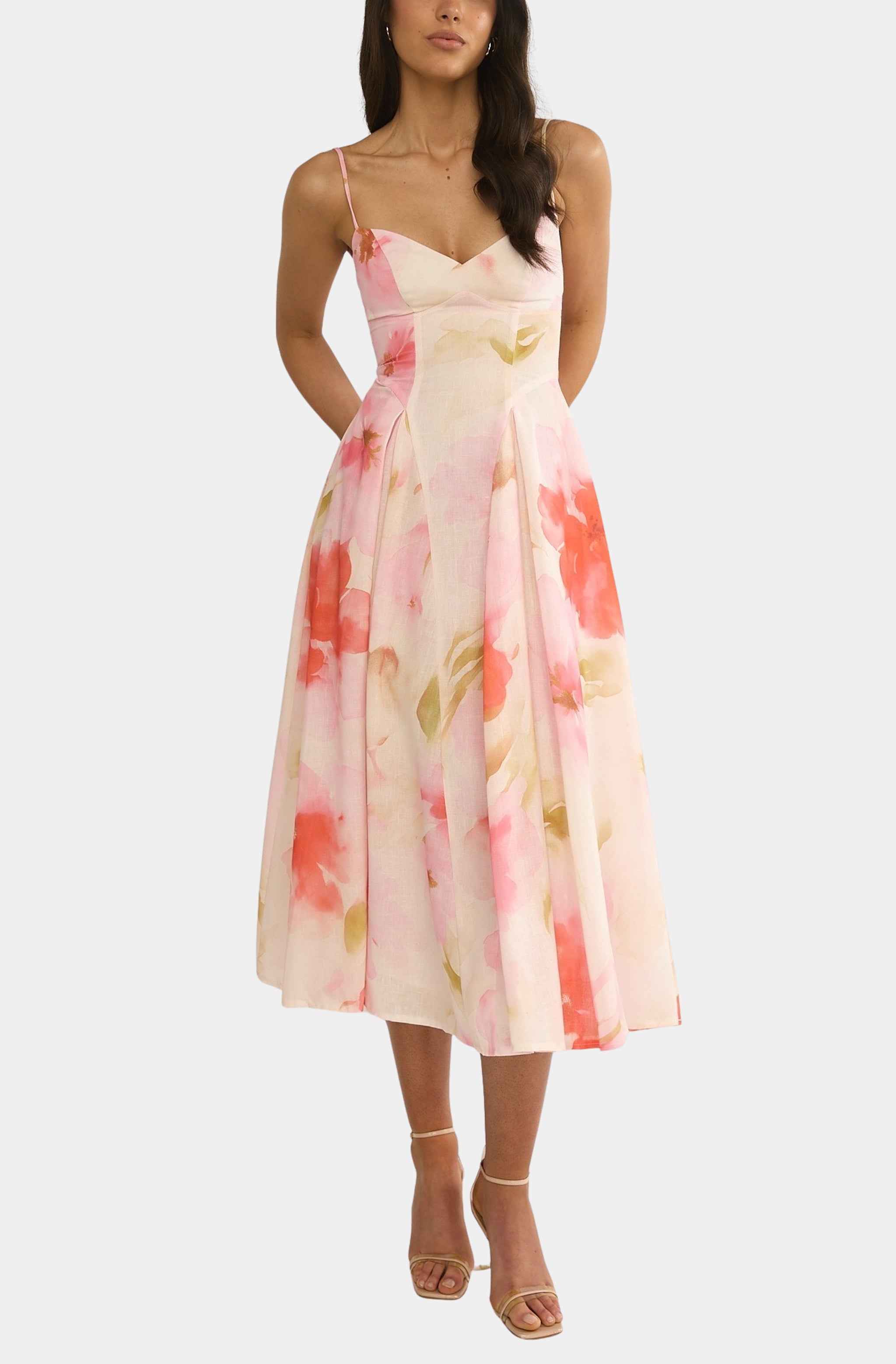 jordana midi dress Jordan Midi Dress in Moonlight Small