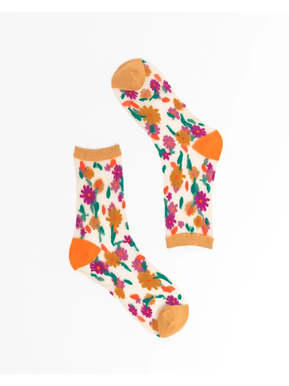 Ditsy Floral Sheer Ankle Sock