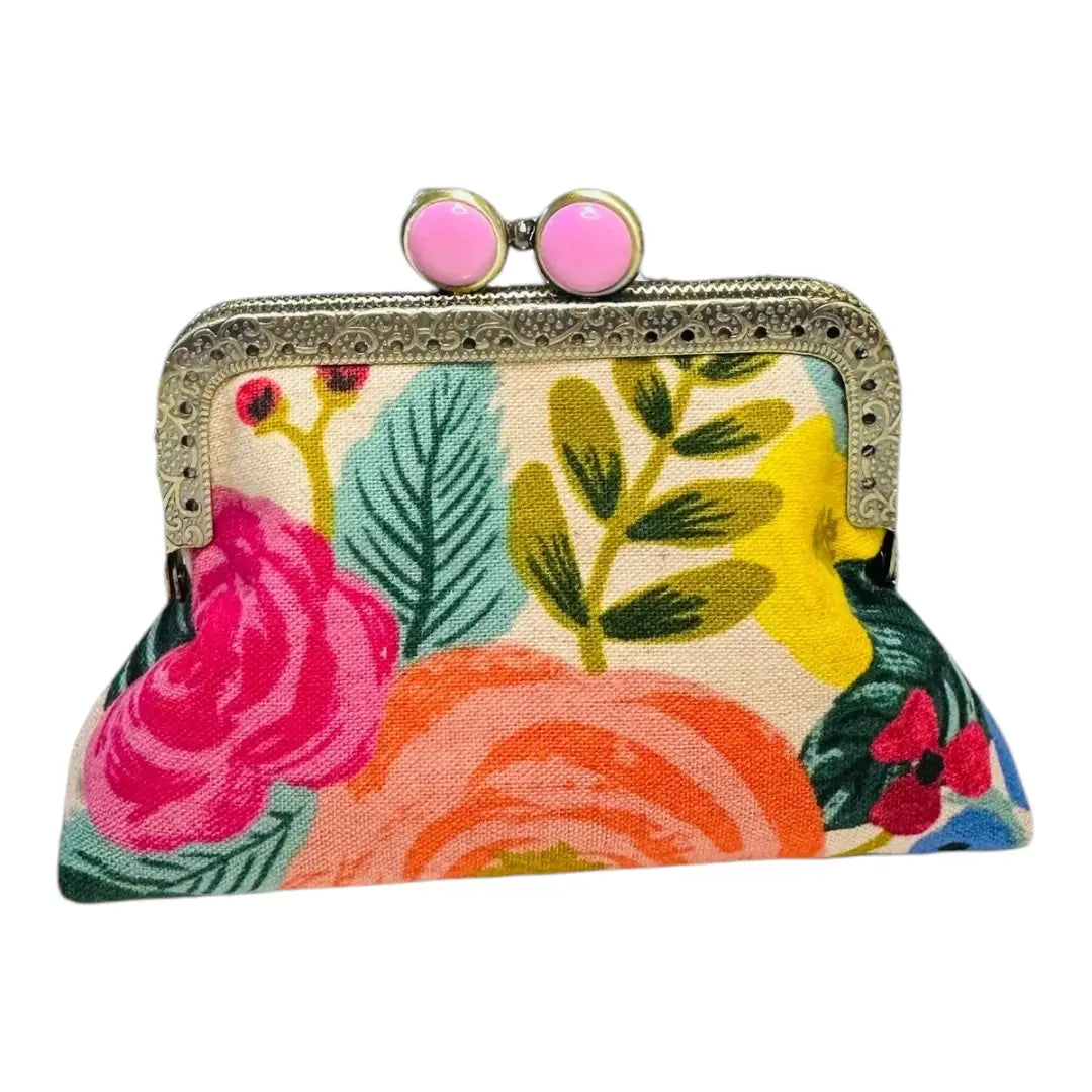 On the Go Credit Card Clutch - Joliet Rose Cream - Light Pink