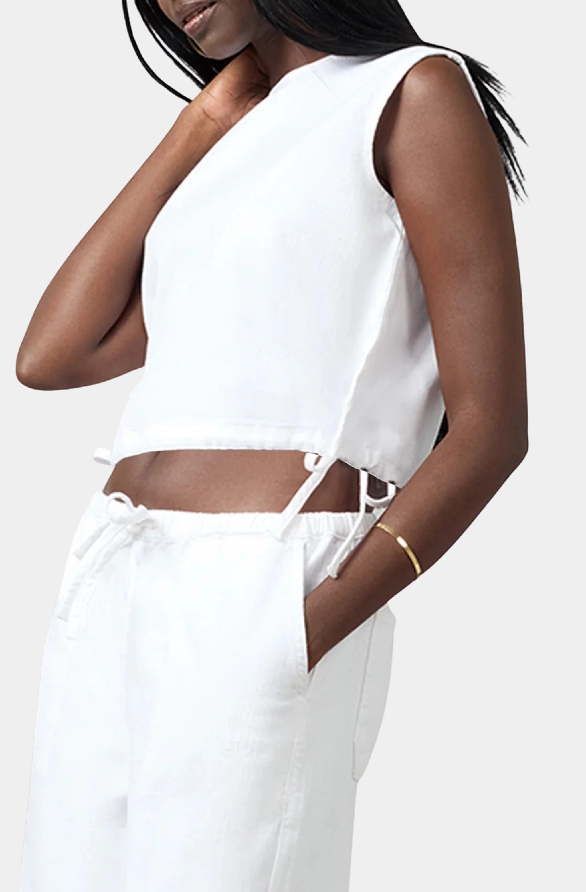Liel Cotton Twill Top