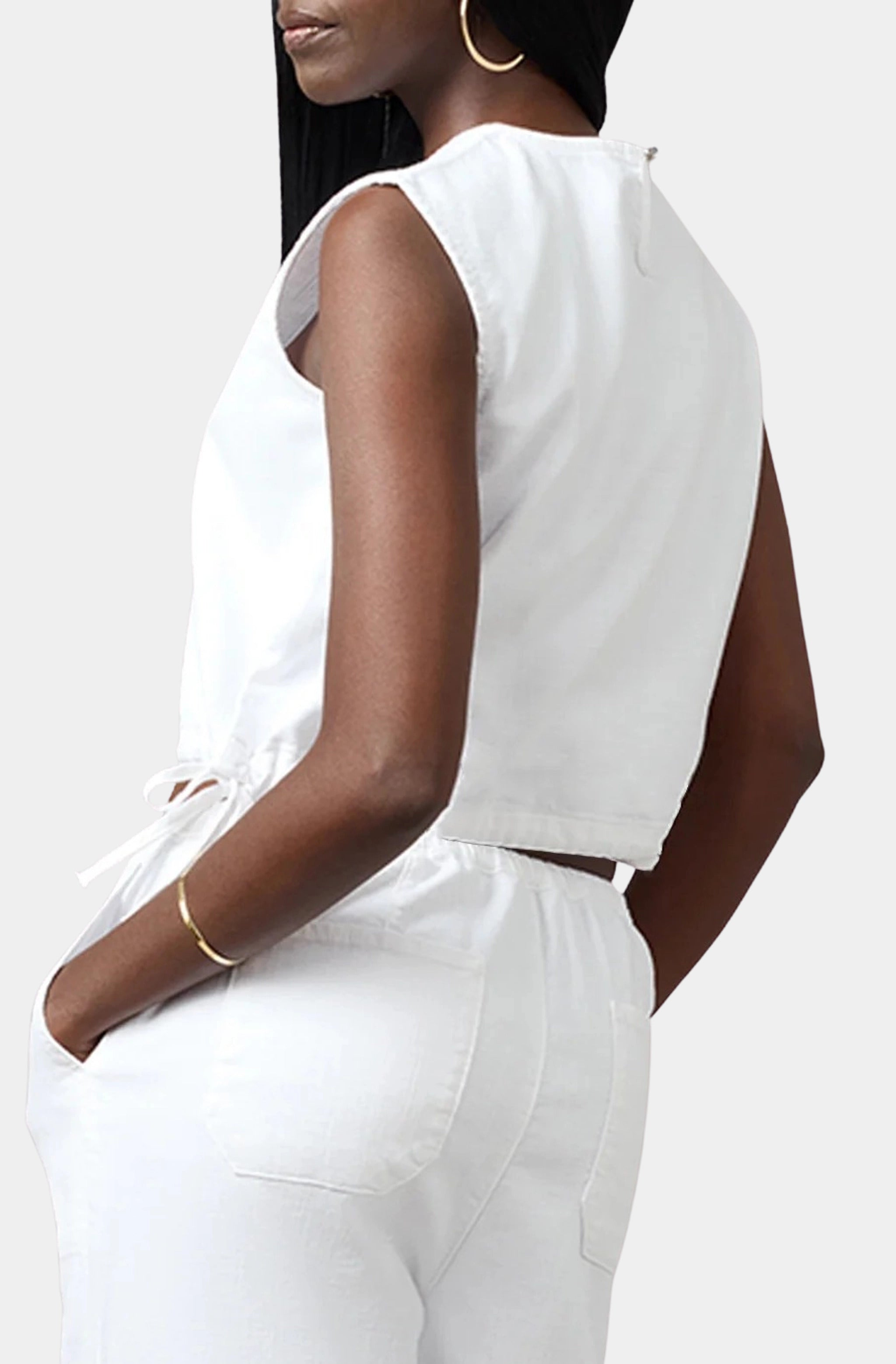 Liel Cotton Twill Top