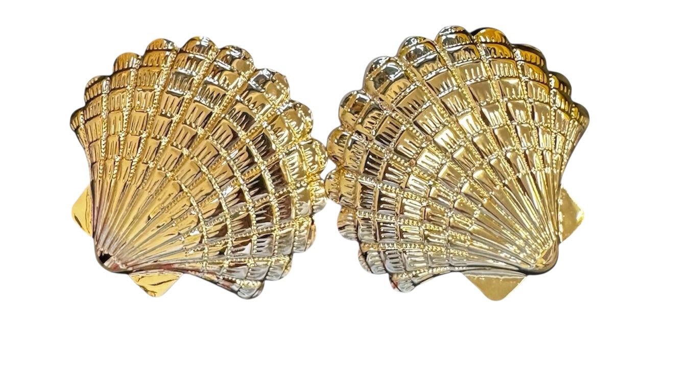Seashell Statement Earrings